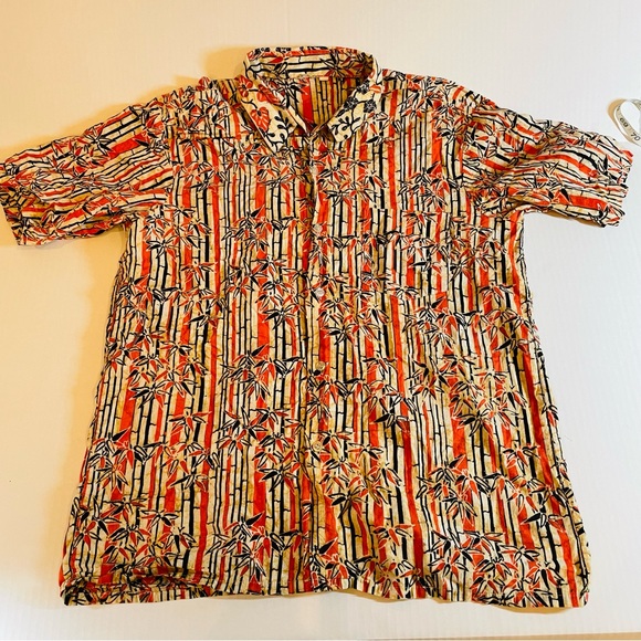 Vintage Java Batik Men’s Shirt Short Sleeve - Picture 1 of 3